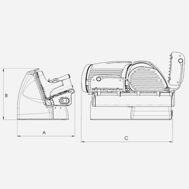 HOME LINE 250 PLUS MATTE ROT SCHNEIDEMASCHINE